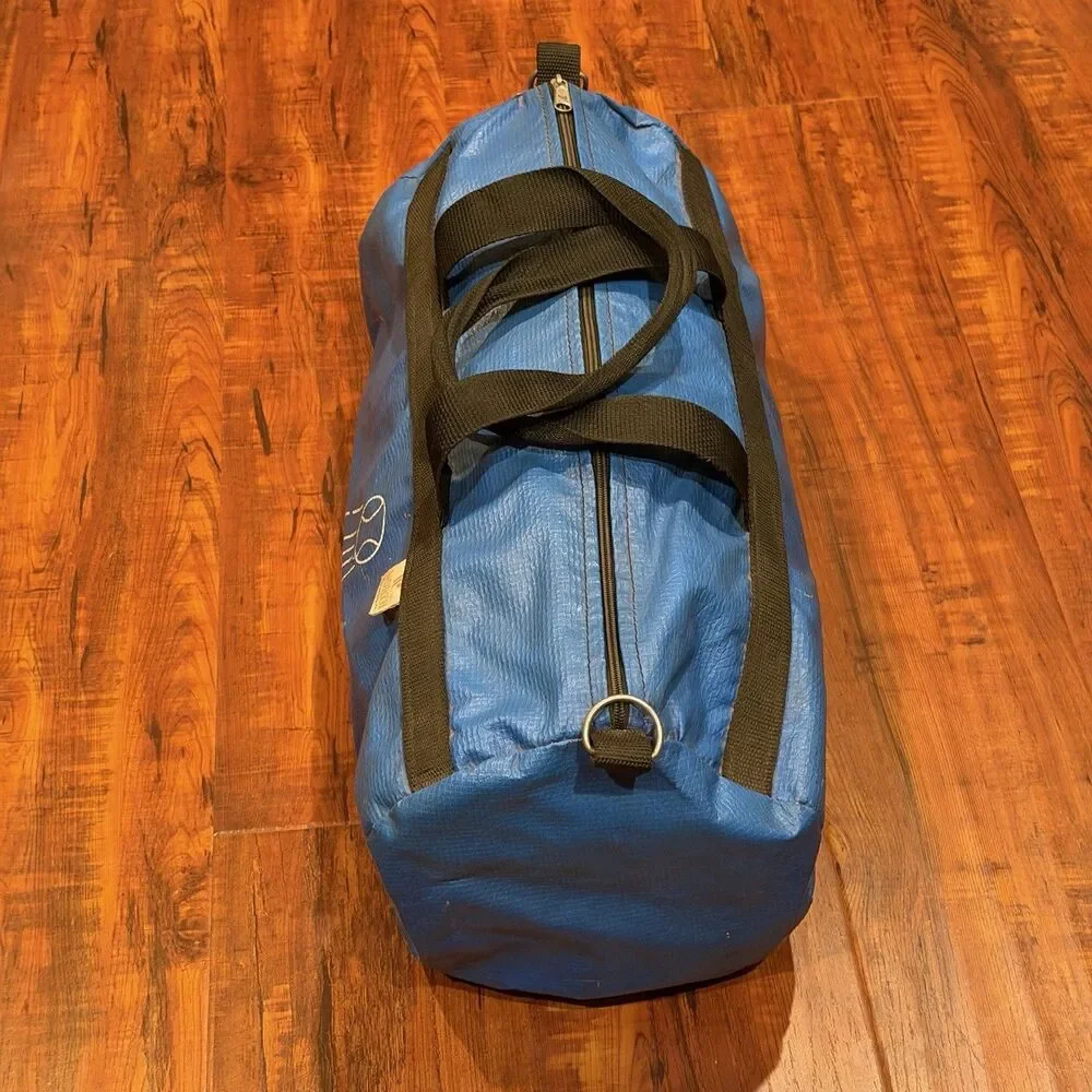 Rare Vintage 1980’s Dodgers Baseball Vinyl Barrel Zip-Up Duffel Bag